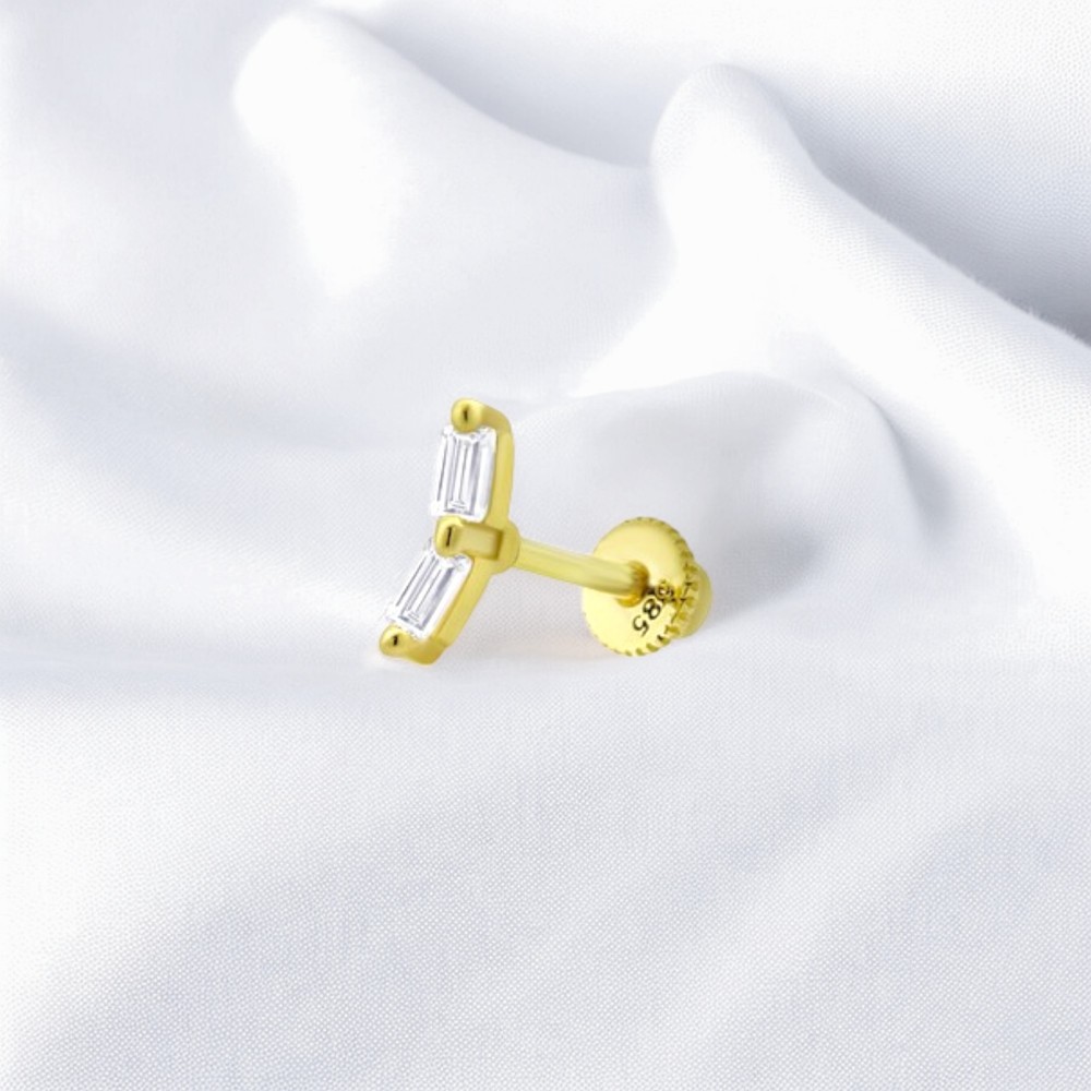 Glorria Altın Baget Helix Piercing Glorria Altın Baget Helix Piercing