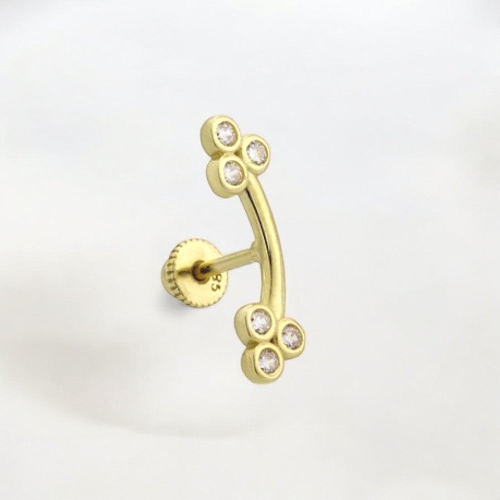 Glorria Altın Çubuk Helix Piercing Glorria Altın Çubuk Helix Piercing