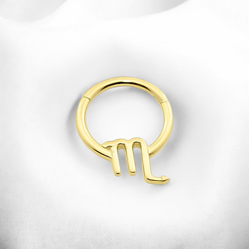 Glorria Altın Akrep Burcu Halka Helix Piercing Glorria Altın Akrep Burcu Halka Helix Piercing
