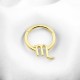 Glorria Altın Akrep Burcu Halka Helix Piercing Glorria Altın Akrep Burcu Halka Helix Piercing