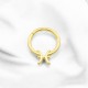 Glorria Altın Balık Burcu Halka Helix Piercing Glorria Altın Balık Burcu Halka Helix Piercing