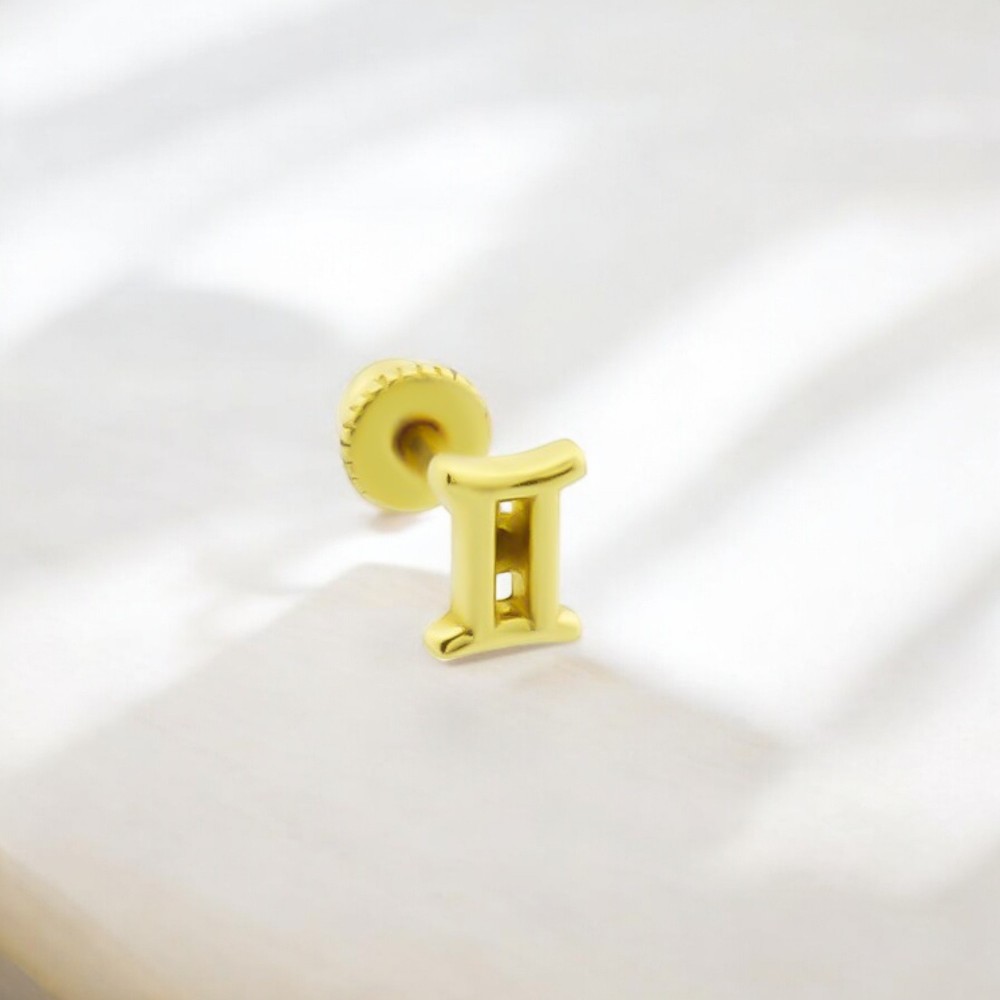 Glorria Altın İkizler Burcu Helix Piercing Glorria Altın İkizler Burcu Helix Piercing