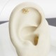 Glorria Altın Yengeç Burcu Helix Piercing