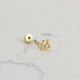 Glorria Altın Aslan Burcu Helix Piercing Glorria Altın Aslan Burcu Helix Piercing