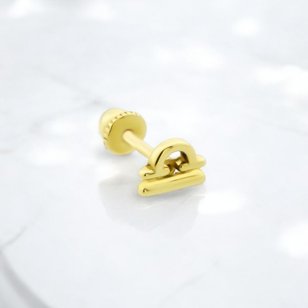 Glorria Altın Terazi Burcu Helix Piercing Glorria Altın Terazi Burcu Helix Piercing