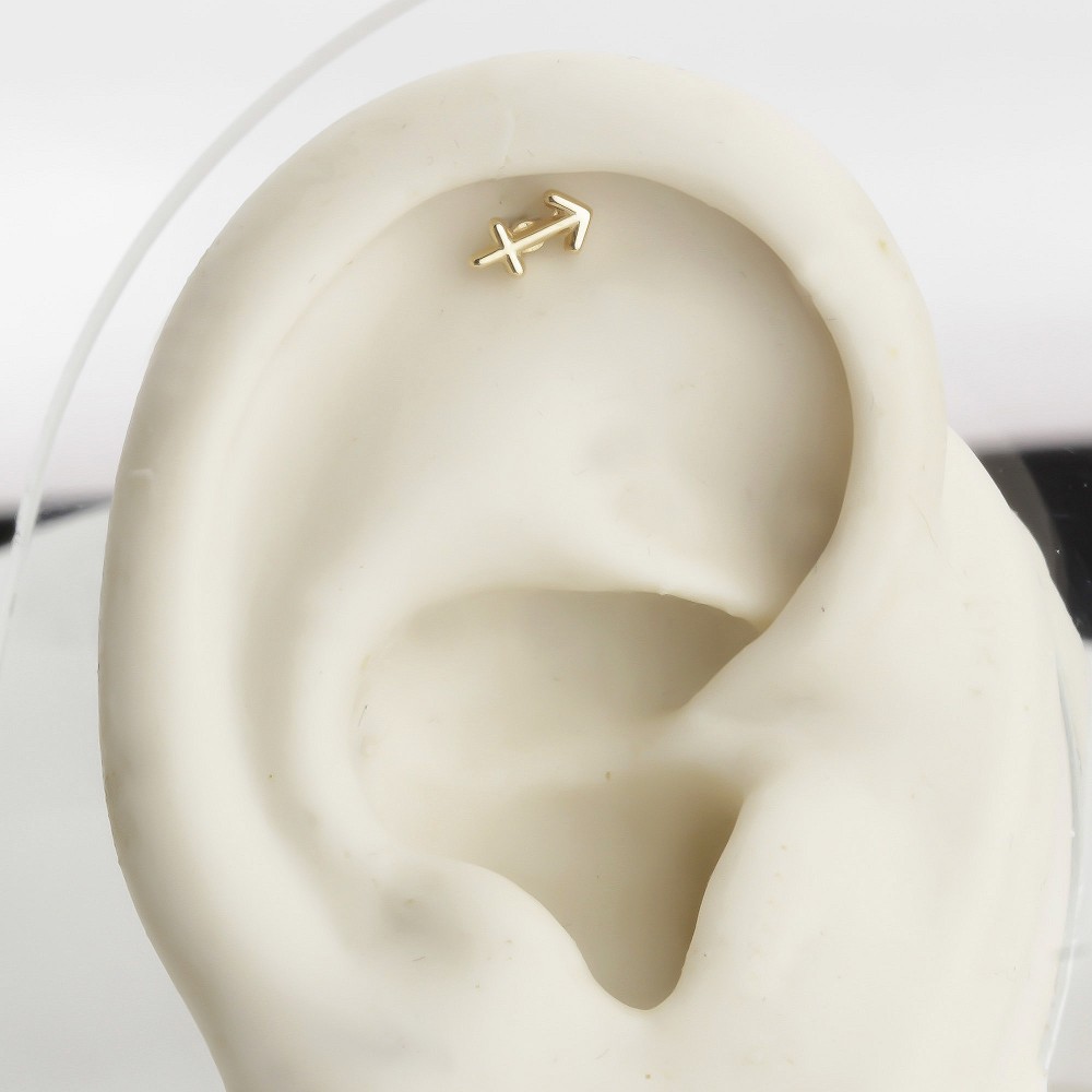 Glorria Altın Yay Burcu Helix Piercing Glorria Altın Yay Burcu Helix Piercing