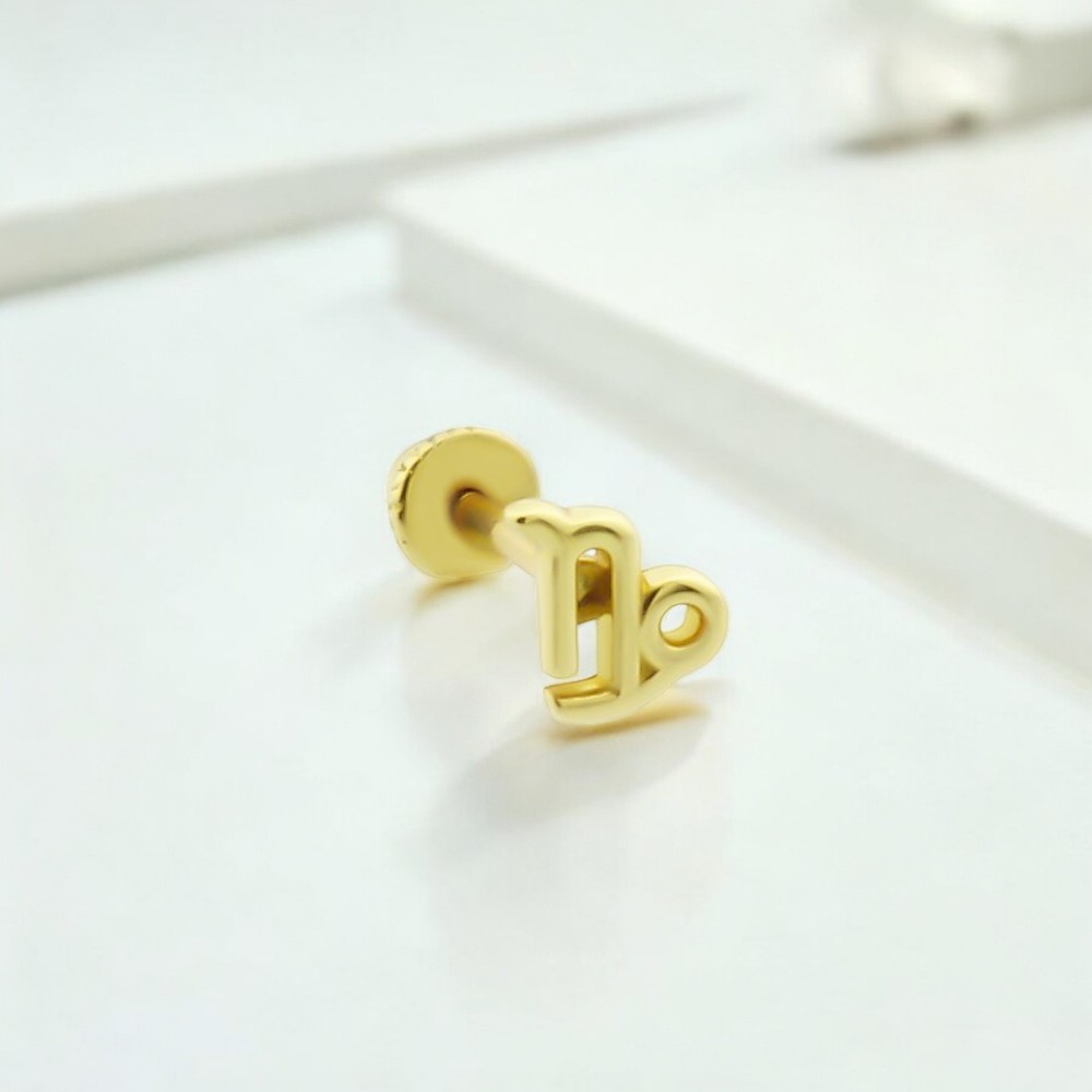 Glorria Altın Oğlak Burcu Helix Piercing Glorria Altın Oğlak Burcu Helix Piercing