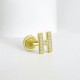 Glorria Altın H Harfi Tragus Piercing Glorria Altın H Harfi Tragus Piercing