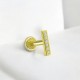 Glorria Altın I Harfi Tragus Piercing Glorria Altın I Harfi Tragus Piercing