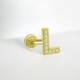 Glorria Altın L Harfi Tragus Piercing Glorria Altın L Harfi Tragus Piercing