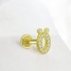 Glorria Altın Ö Harfi Tragus Piercing Glorria Altın Ö Harfi Tragus Piercing