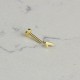 Glorria Altın 1 Rakam Tragus Piercing Glorria Altın 1 Rakam Tragus Piercing
