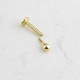 Glorria Altın Top Tragus Piercing Glorria Altın Top Tragus Piercing