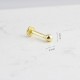 Glorria Altın Top Tragus Piercing Glorria Altın Top Tragus Piercing
