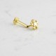 Glorria Altın Kar Tanesi Tragus Piercing Glorria Altın Kar Tanesi Tragus Piercing