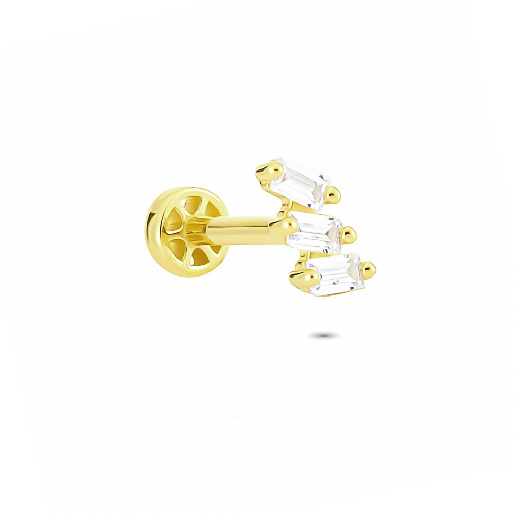 Glorria Altın 3 Baget Tragus Piercing Glorria Altın 3 Baget Tragus Piercing