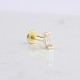 Glorria Altın Tek Baget Tragus Piercing Glorria Altın Tek Baget Tragus Piercing