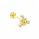 Glorria Altın Piramit Tragus Piercing Glorria Altın Piramit Tragus Piercing