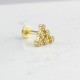 Glorria Altın Piramit Tragus Piercing Glorria Altın Piramit Tragus Piercing