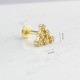 Glorria Altın Piramit Tragus Piercing Glorria Altın Piramit Tragus Piercing