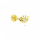 Glorria Altın Göz Tragus Piercing Glorria Altın Göz Tragus Piercing
