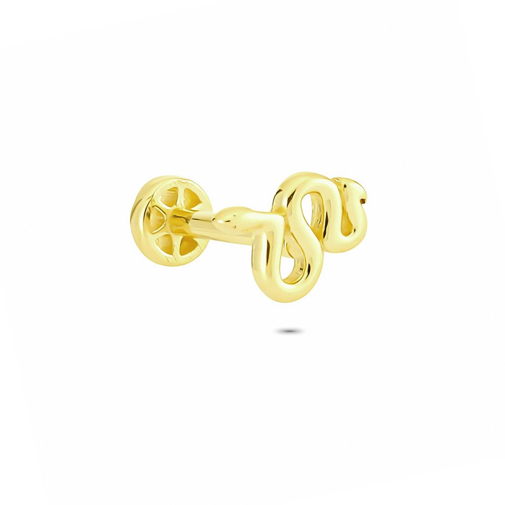 Glorria Altın Yılan Tragus Piercing Glorria Altın Yılan Tragus Piercing