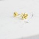 Glorria Altın Yılan Tragus Piercing Glorria Altın Yılan Tragus Piercing