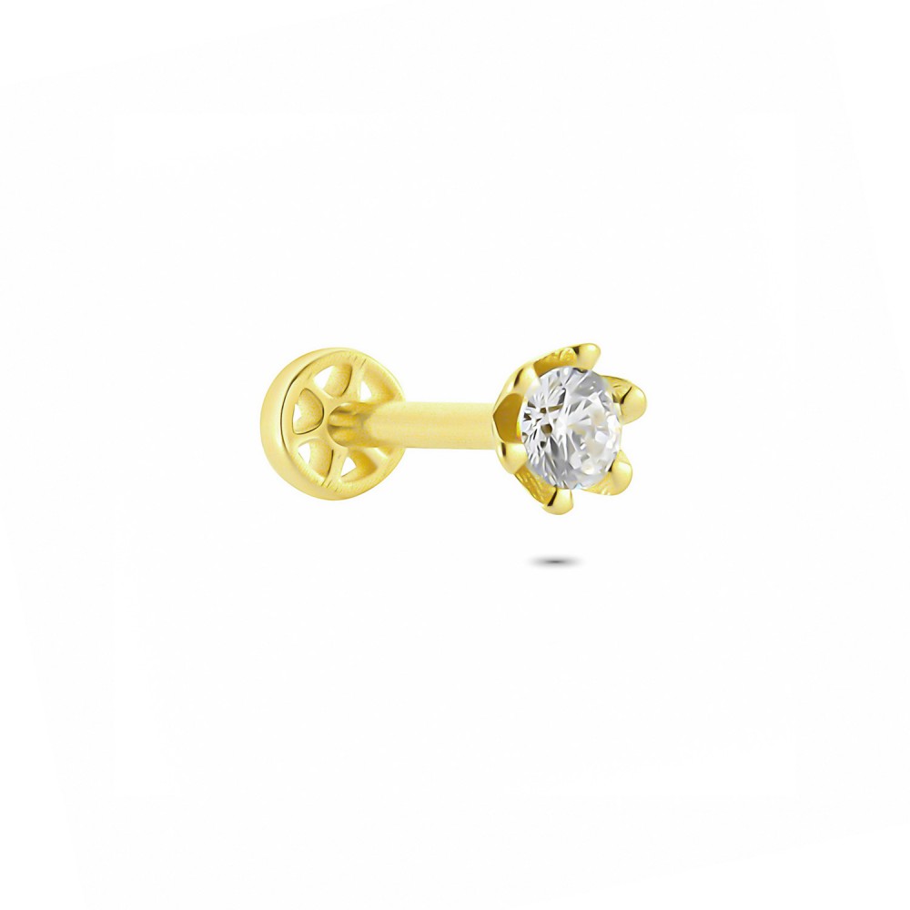 Glorria Altın Tektaş Tragus Piercing Glorria Altın Tektaş Tragus Piercing