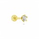 Glorria Altın Tektaş Tragus Piercing Glorria Altın Tektaş Tragus Piercing