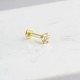 Glorria Altın Tektaş Tragus Piercing Glorria Altın Tektaş Tragus Piercing
