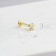 Glorria Altın Tektaş Tragus Piercing Glorria Altın Tektaş Tragus Piercing
