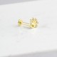 Glorria Altın Taç Tragus Piercing Glorria Altın Taç Tragus Piercing