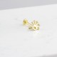 Glorria Altın Taç Tragus Piercing Glorria Altın Taç Tragus Piercing
