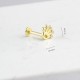 Glorria Altın Taç Tragus Piercing Glorria Altın Taç Tragus Piercing