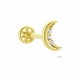 Glorria Altın Ay Tragus Piercing Glorria Altın Ay Tragus Piercing