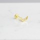 Glorria Altın Ay Tragus Piercing Glorria Altın Ay Tragus Piercing