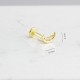 Glorria Altın Ay Tragus Piercing Glorria Altın Ay Tragus Piercing