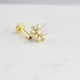 Glorria Altın Çiçek Tragus Piercing Glorria Altın Çiçek Tragus Piercing