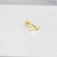 Glorria Altın Sol Anahtarı Tragus Piercing Glorria Altın Sol Anahtarı Tragus Piercing