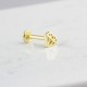 Glorria Altın Elmas Tragus Piercing Glorria Altın Elmas Tragus Piercing