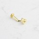 Glorria Altın Elmas Tragus Piercing Glorria Altın Elmas Tragus Piercing