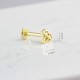 Glorria Altın Elmas Tragus Piercing Glorria Altın Elmas Tragus Piercing