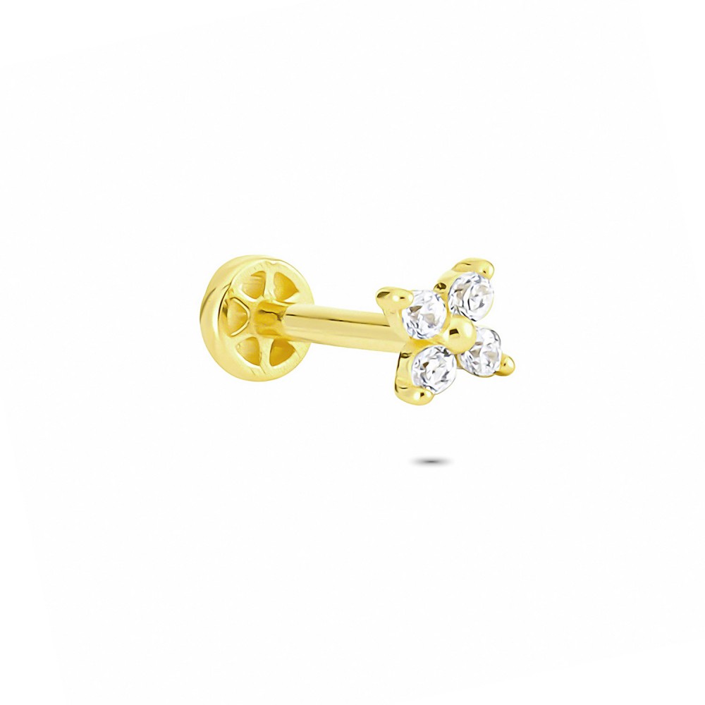 Glorria Altın Kelebek Tragus Piercing Glorria Altın Kelebek Tragus Piercing