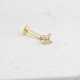 Glorria Altın Kelebek Tragus Piercing Glorria Altın Kelebek Tragus Piercing