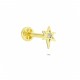Glorria Altın Kutup Yıldızı Tragus Piercing Glorria Altın Kutup Yıldızı Tragus Piercing
