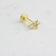 Glorria Altın Kutup Yıldızı Tragus Piercing Glorria Altın Kutup Yıldızı Tragus Piercing
