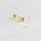 Glorria Altın Yıldız Tragus Piercing Glorria Altın Yıldız Tragus Piercing
