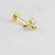Glorria Altın Tektaş Tragus Piercing Glorria Altın Tektaş Tragus Piercing