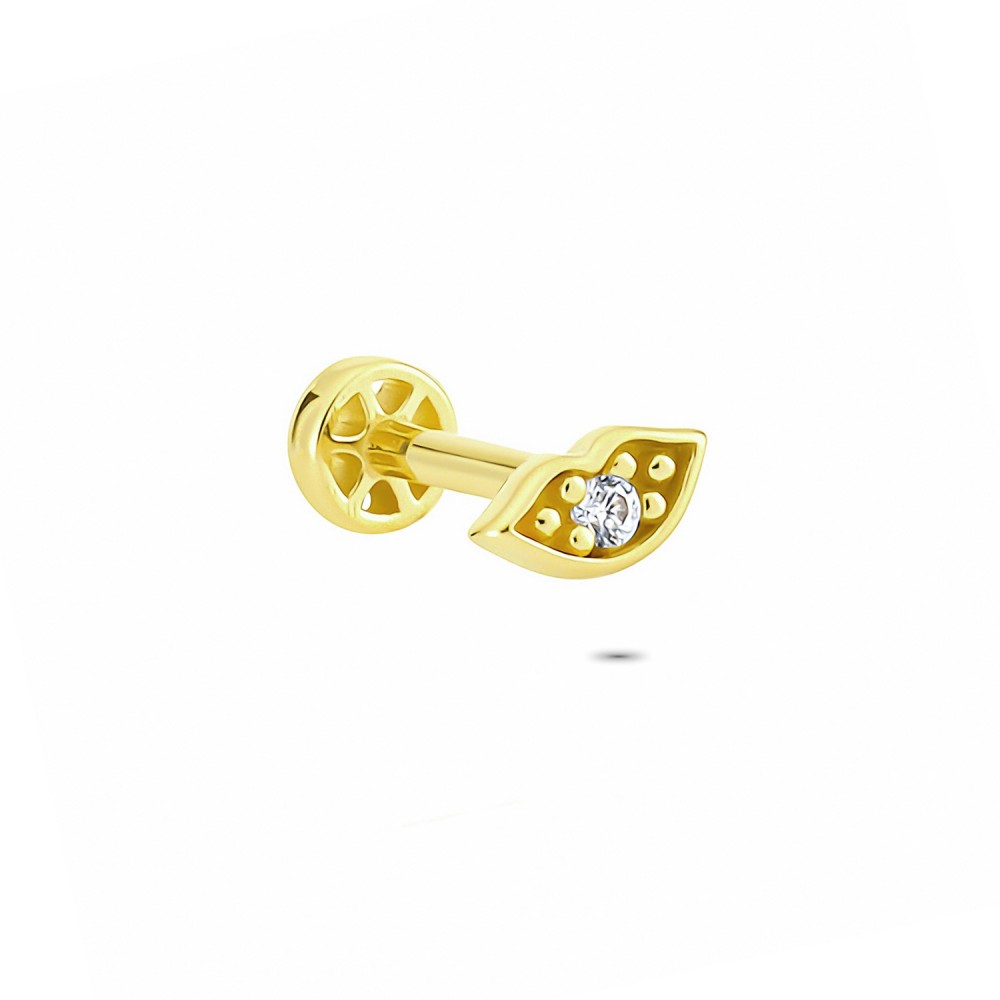 Glorria Altın Dudak Tragus Piercing Glorria Altın Dudak Tragus Piercing