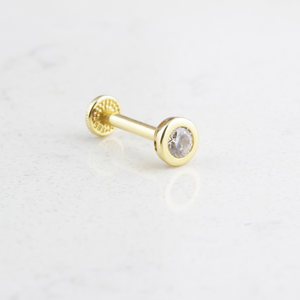Glorria Altın Tektaş Tragus Piercing Glorria Altın Tektaş Tragus Piercing